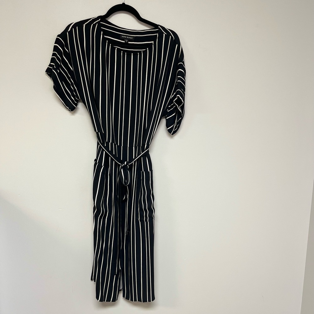 Paris Sunday Striped Dress